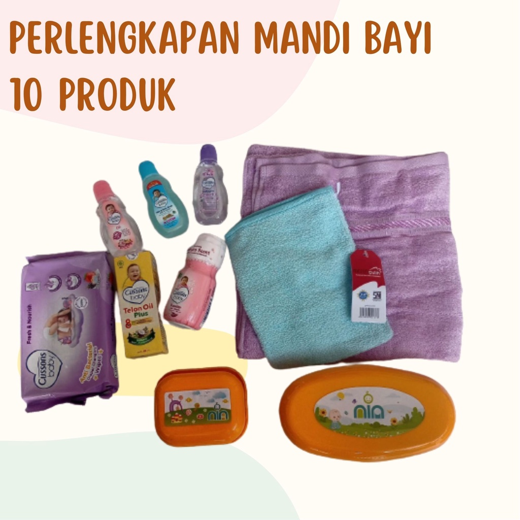 Hampers Sabun Mandi Bayi Set Perlengkapan Mandi 10 Produk