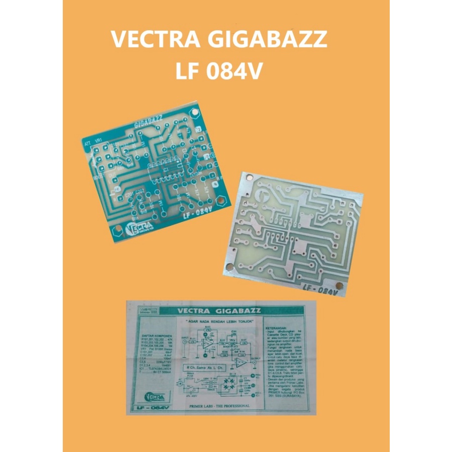 PCB Vectra Gigabazz (LF 084V)