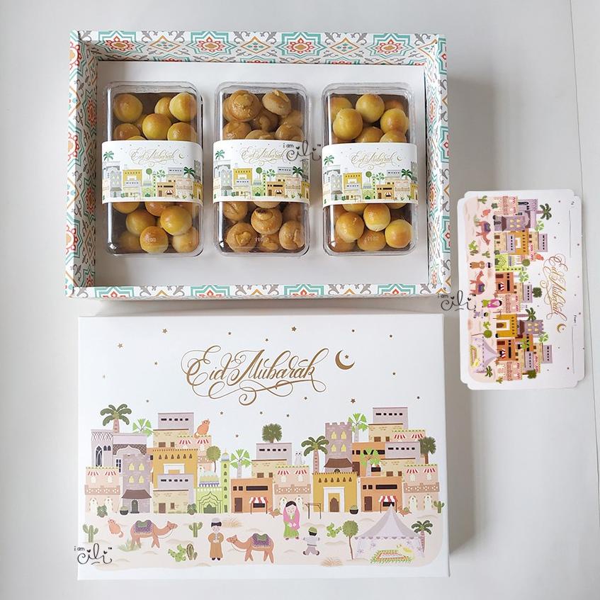 

(3TOPLES350 - ARABIAN NIGHT) DUS KUE KERING LEBARAN EID RAMADAN IAMCILI .