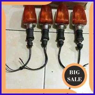 LAMPU SEIN SEN RX KING ORIGINAL ORI NEW TAHUN MUDA 2002-2004 CHROME KRUM 3KA YAMAHA SE SCORPIO GOLD