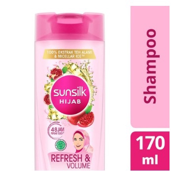 Sunsilk Hijab Refresh &amp; Volume Shampo 170ml