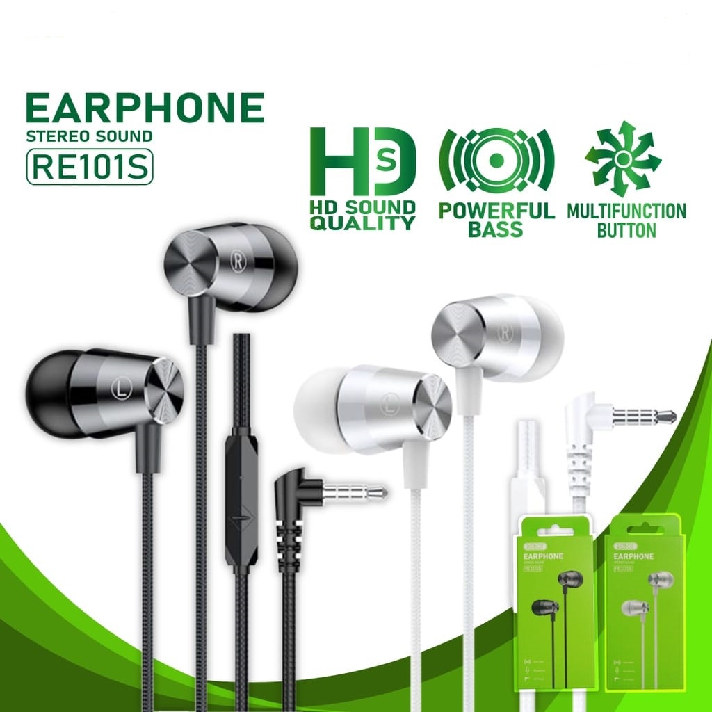 HEADSET ROBOT RE-101S HANDSFREE EARPHONE ROBOT RE101S ORIGINAL