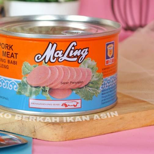 

☟ Ma Ling Luncheon Pork 397gram TTS Canned / Daging Ham Babi Maling ♀
