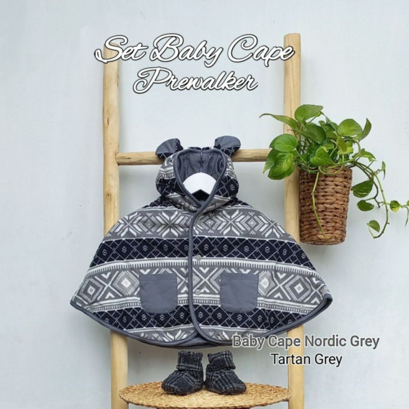 (BISA COD) Paket Bundling Baby Cape dan Prewalker Cuddleme