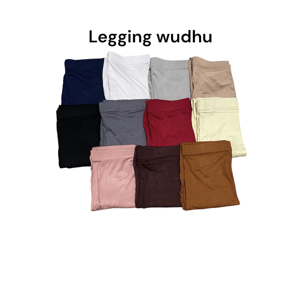 LEGGING WUDHU BAHAN SPANDEK RAYON PREMIUM