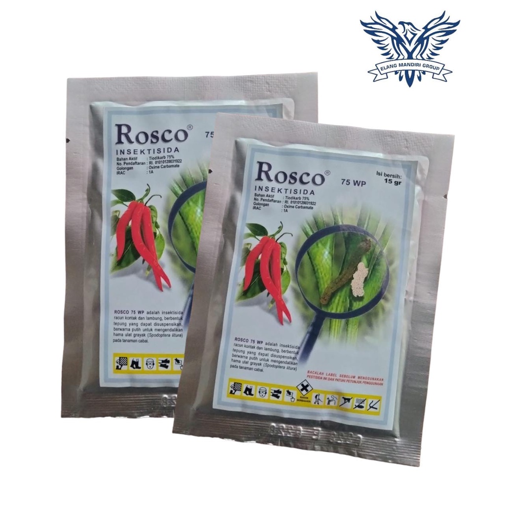 Insektisida ROSCO/Larvin 75 wp 15 Gram Bahan Aktif Tiodicarb 75%  Agrochemica