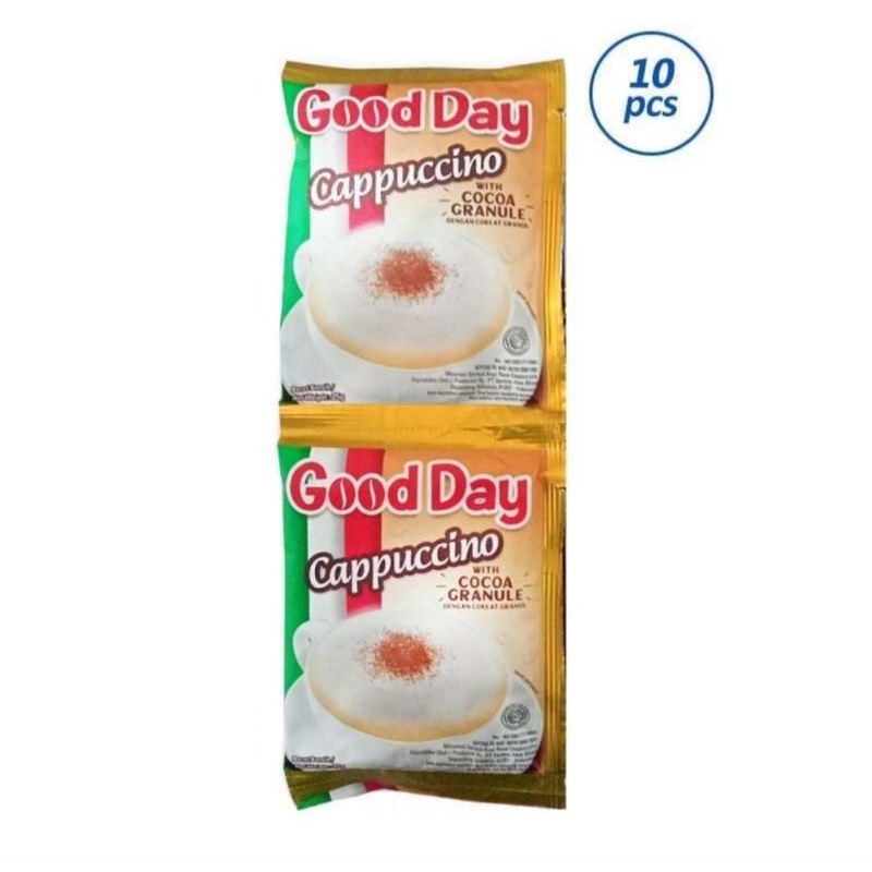 

GOOD DAY CAPPUCINO RENCENG 10 SACHET