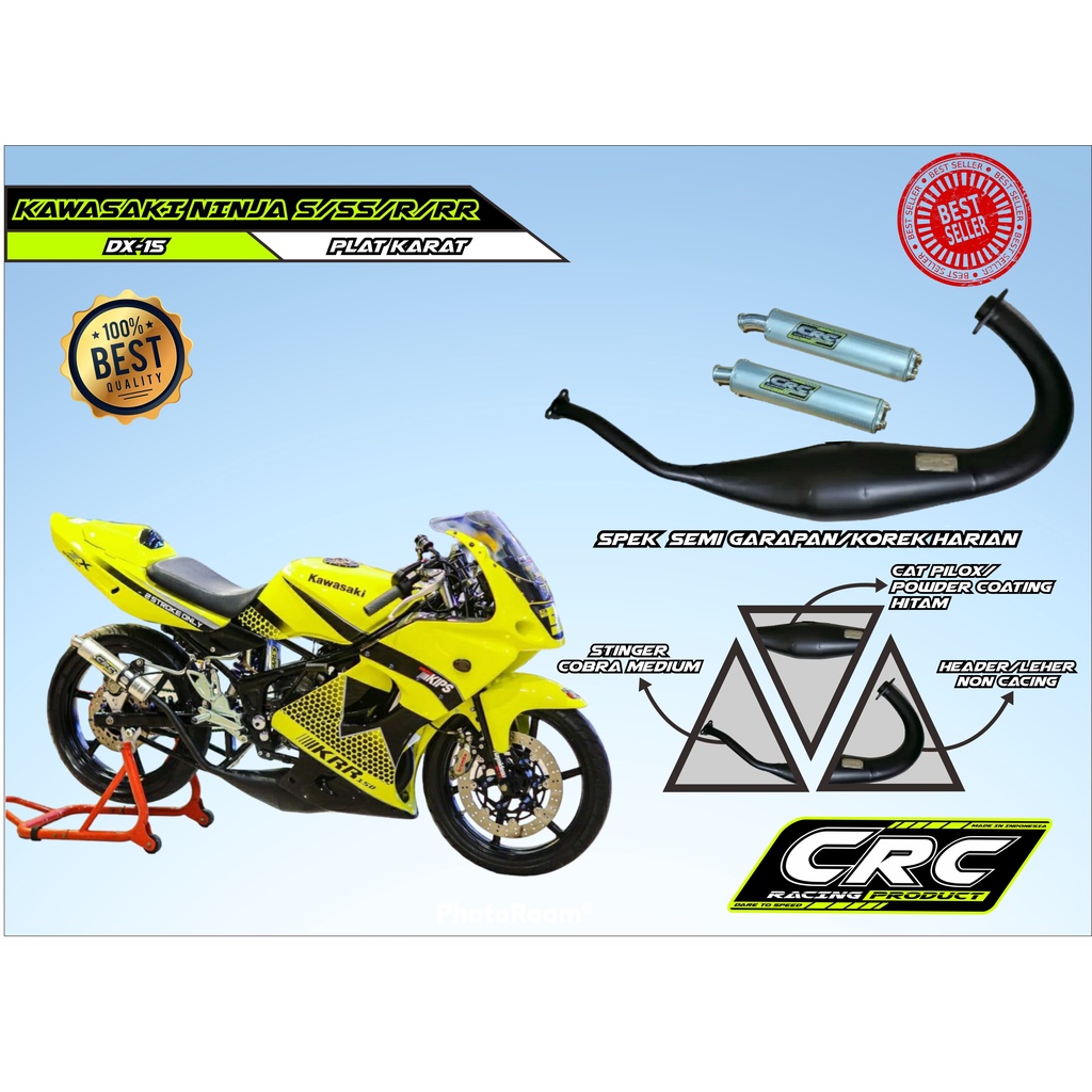 KNALPOT RACING CRC NINJA R/RR TYPE DX-15 (RENALDO90)