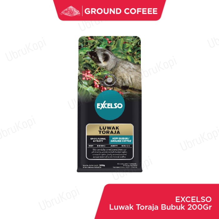 

[Ready Stock]bisa COD EXCELSO LUWAK TORAJA BUBUK 200G