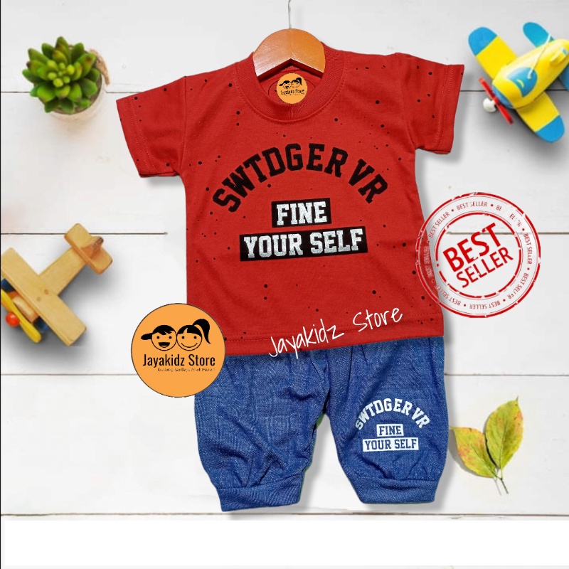 Setelan Bayi Laki Laki dan Stelan Baju Kaos Anak Bayi Cowok Laki Laki New Born Celana Pendek Usia Co