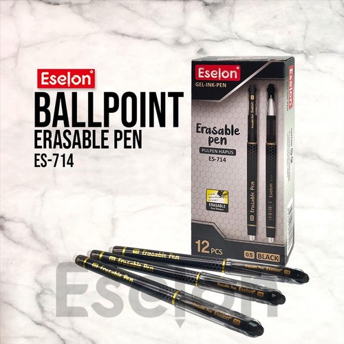 

BALLPEN ESELON ES714 0.5MM ERASABLE GEL HITAM