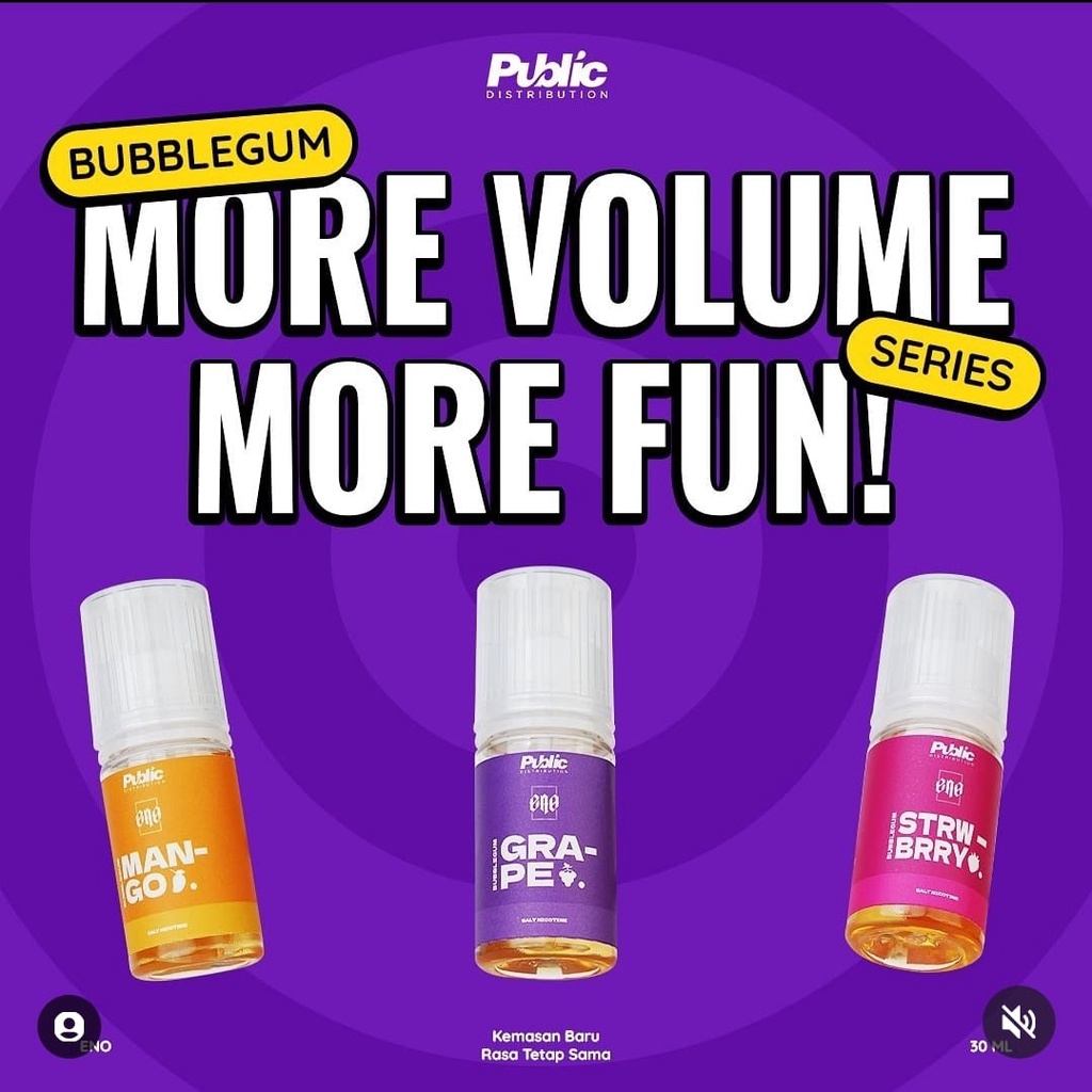 SN -ENO BUBBLEGUM / ELO BUBBLEGUM SERIES 15ML/30ML TERMURAH
