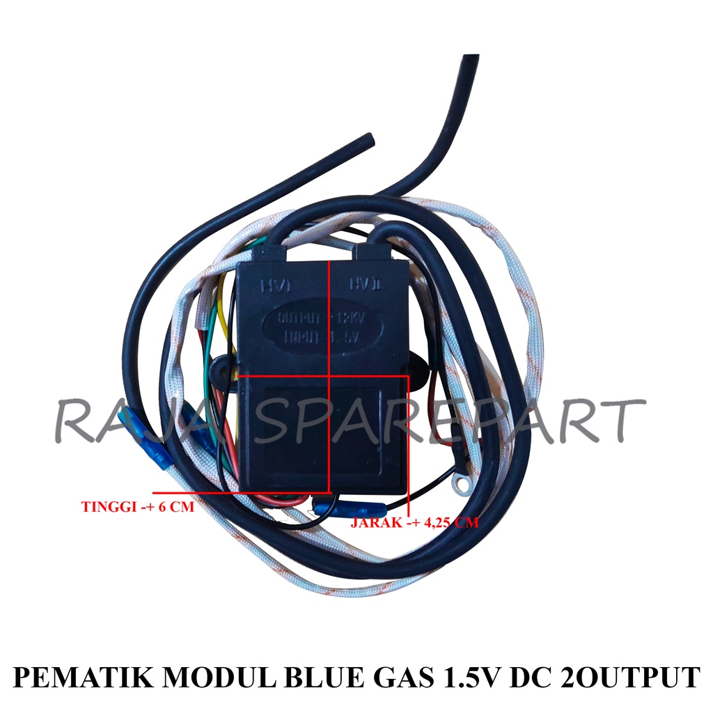 PEMATIK MODUL BLUE GAS 1,5V DC  2OUTPUT