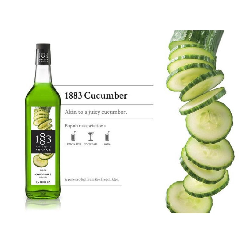 

1883 syrup Cucumber 1 liter