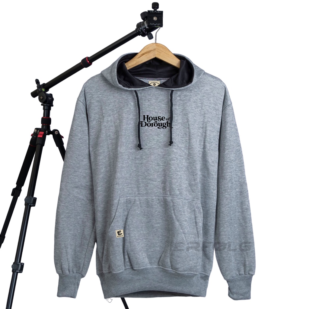 Erfolg Offiziell Sweater Pria Wanita Unisex Distro Keren Hoodie Pria Aesthetic Basic Sablon Grafity Motif House Simple Warna Abu Paralon Hitam Jaket Hodie Pria Terbaru 2023 keren Suiter Cowok Cewek Jumper Sweatshirt Oversize Branded Series M-XXL