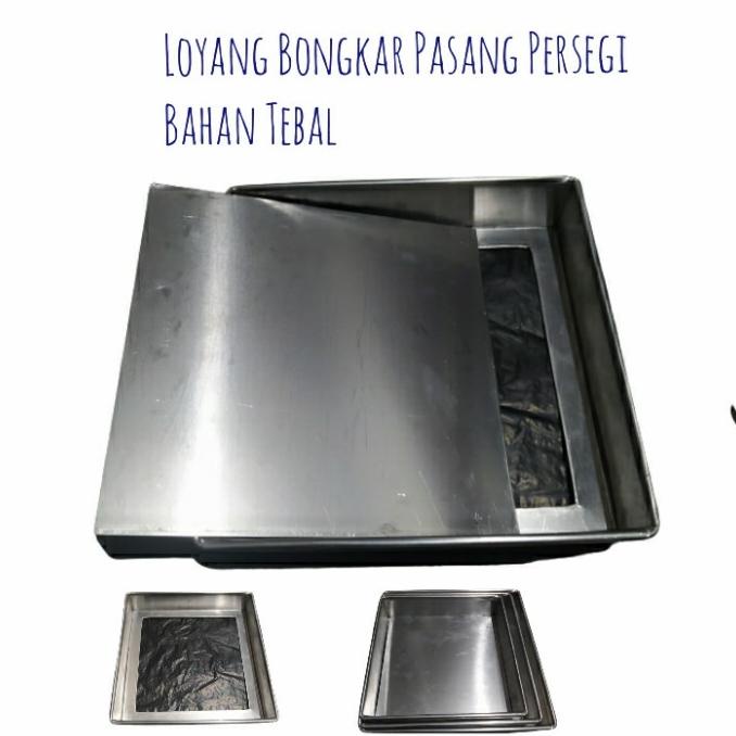 loyang persegi bongkar pasang square