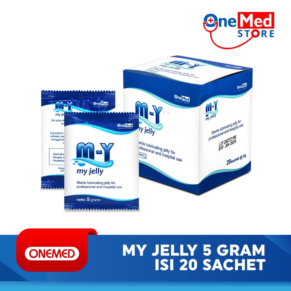 My Jelly Cairan Lubrikasi OneMed Sachet box isi 20sachet OJ