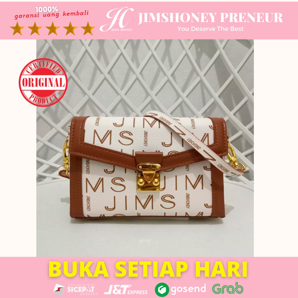 Riska Bag Jims Honey Original Style Lucu Sling Bag Wanita Fashion Trendy