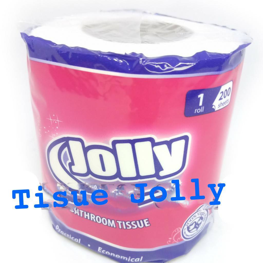 Tissue Jolly Roll / Tisu Jolly Gulung / Tissu Isi 200 Sheet