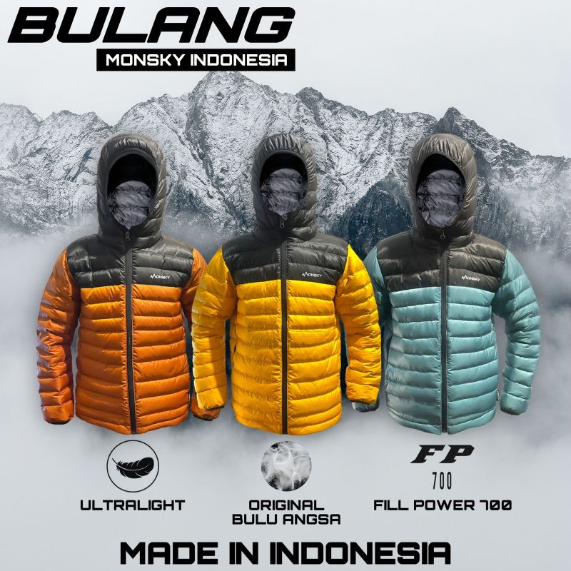 jaket bulang (asli bulu angsa)