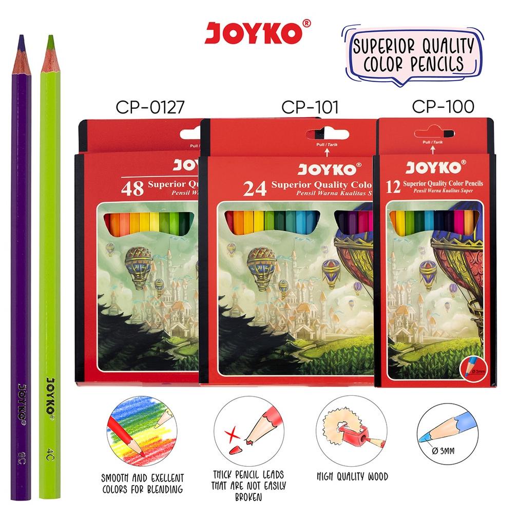 

Y97 Joyko Pensil Warna Superior Quality Color Pencils Hexagonal Grip 7v7pw