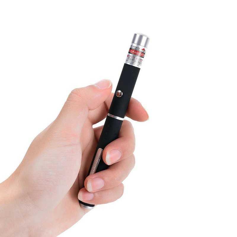 Laser Pointer Presentasi Red Beam 1 MW 650NM with Battery - N37 - Red