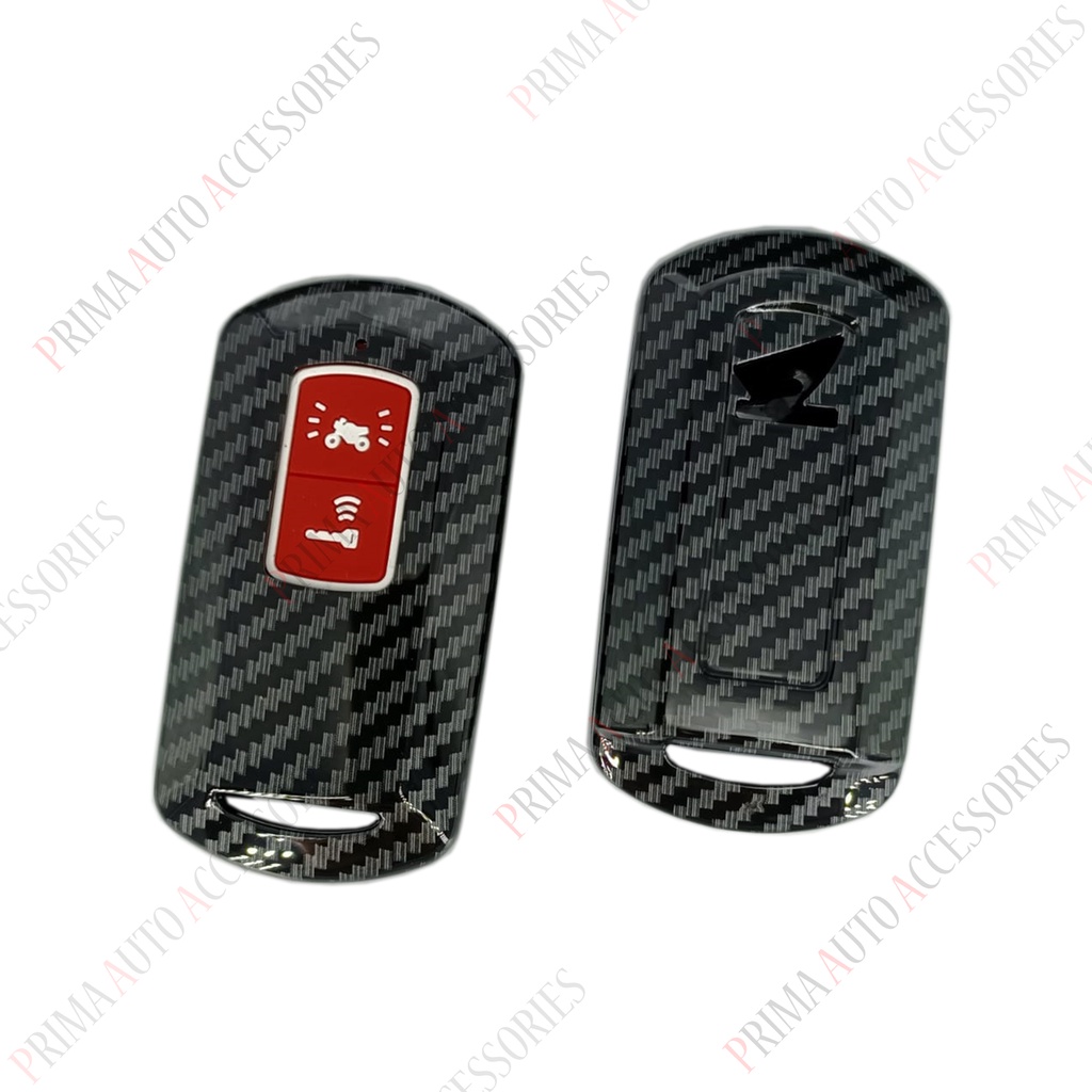 Casing Kunci Remote Motor Honda Vario 150 / Scoopy 2020-2023 Carbon