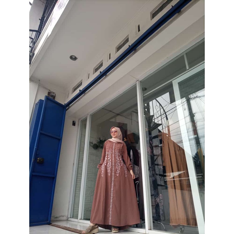 GAMIS CRINKLE / MIDI DRESS CRINKLE /GAMIS MURAH