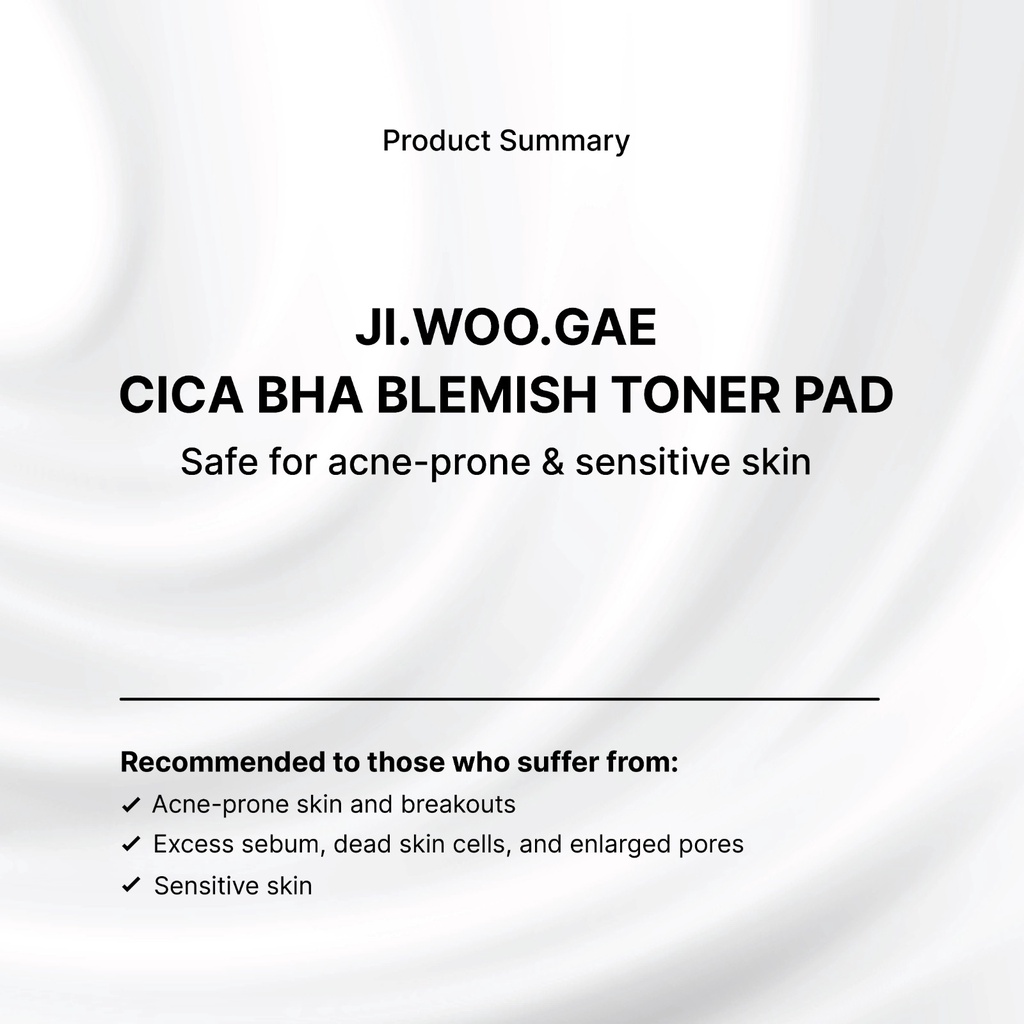 Celimax Ji Woo Gae​ Cica BHA Blemish Toner Pad - 170ml