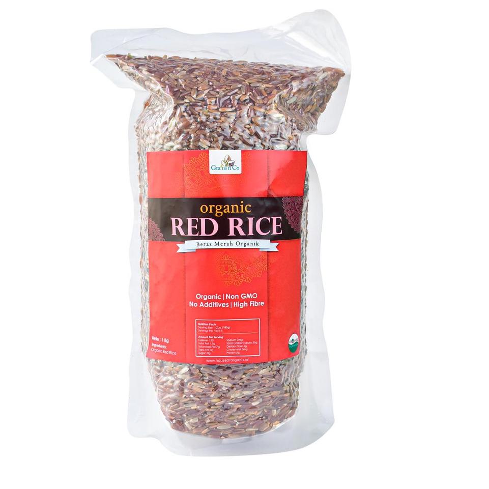 

Terbaruϟday Grains N Co Organic Red Rice ( Beras Merah Organik ) 1 Kg