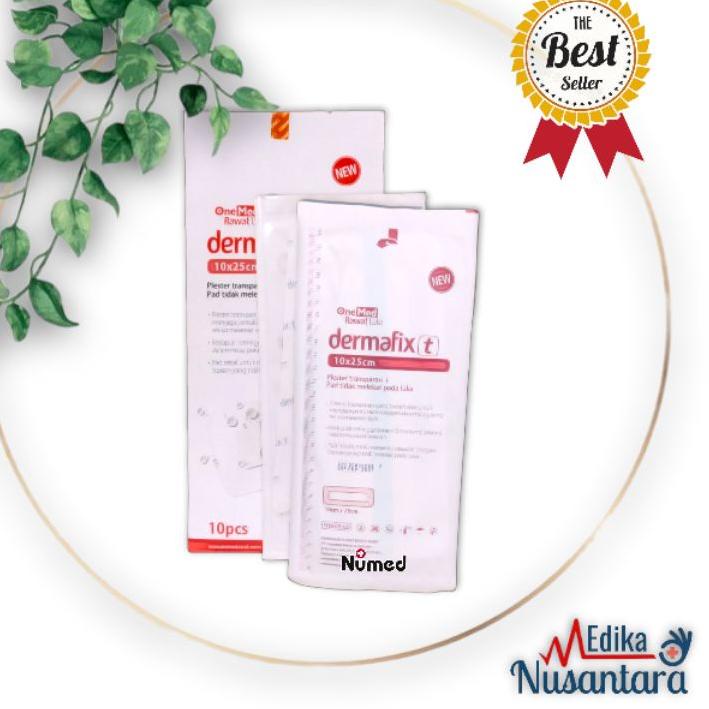 ♚ Plester Dermafix T Transparan 10x25 / Plester Luka Anti Air 10cm x 25 cm ✳