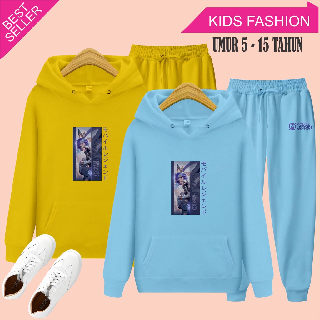 MCL - Setelan Anak Sweater Hoodie Nana MLBB