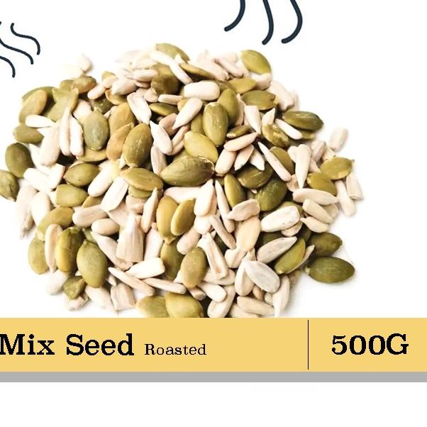 

➭ Granola Addict - Roasted Mix Sunflower & Pumpkin Seeds / Kuaci & Labu Panggang 500G ➼