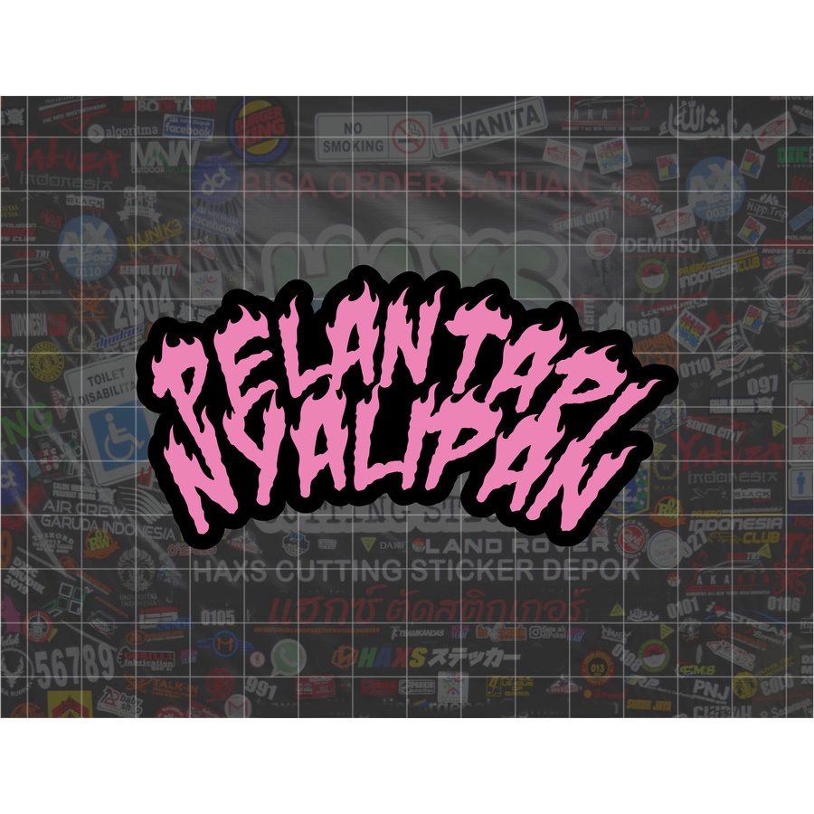 

Cutting Sticker Pelan Tapi Nyalipan Ukuran 10 Cm Untuk Motor Mobil