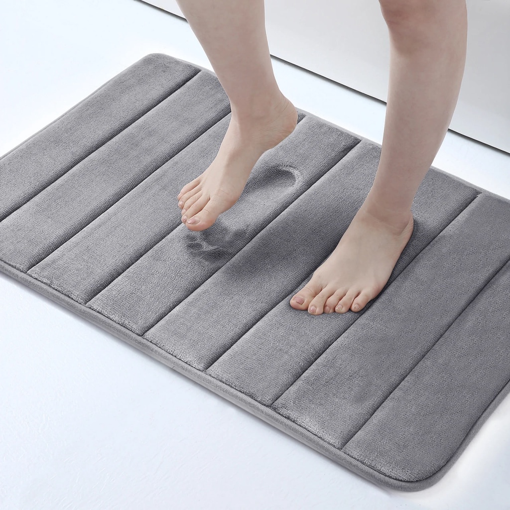 Keset Kamar Mandi Daya serap tinggi Memory Foam Mat Anti Slip/ Keset Dapur anti Slip.