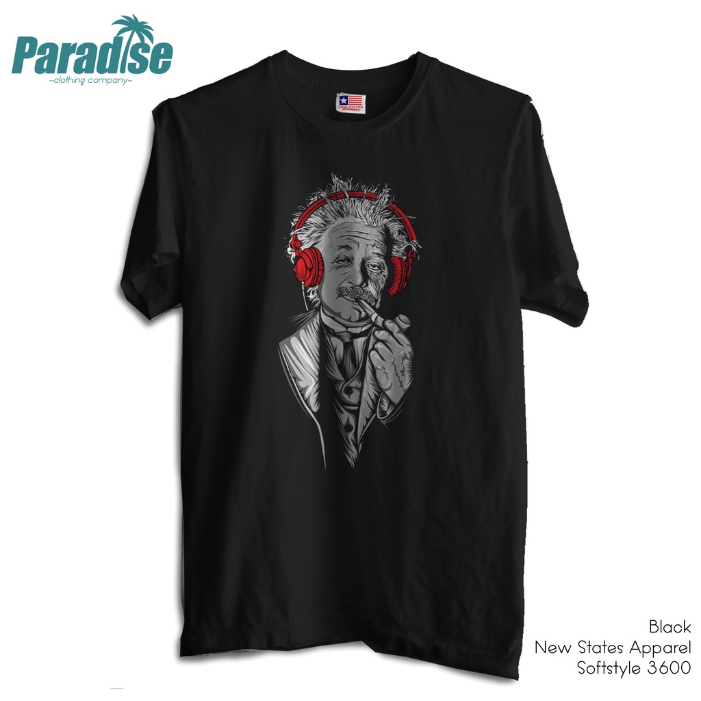 PARADISE Baju Kaos 1 - Albert Einstein