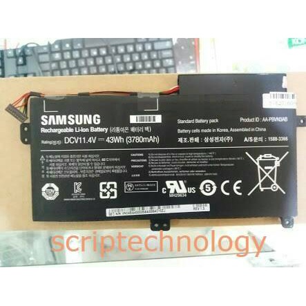 Baterai Samsung 270E 370R 450R 510R NP370 NP470 NP630 AA-PBVN3AB