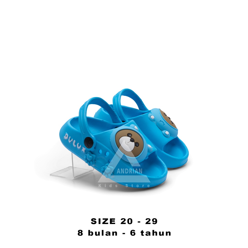 Andrian - Sandal Baim Anak Perempuan tali belakang karakter lucu New 20-25 1 - 5 tahun
