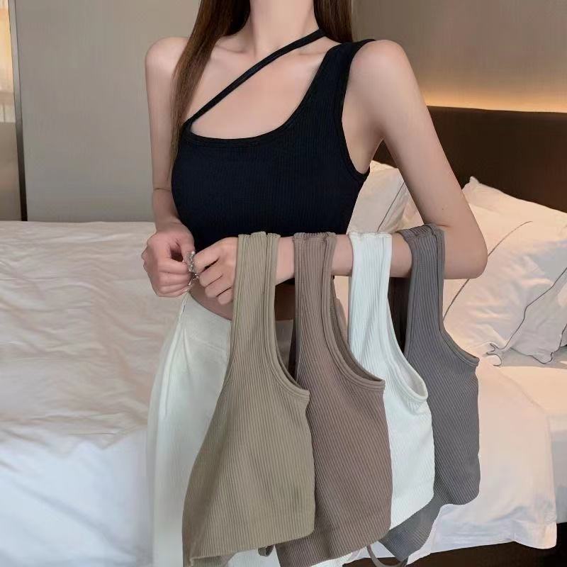 MMM Tanktop Wanita 6568 Crop Top Ala Korea Pakaian Dalam Wanita Bra Fashion Tali Samping Bralattle Cup Import