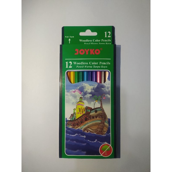 

Pensil Warna Pulas Joyko 12 Warna Pendek - Panjang