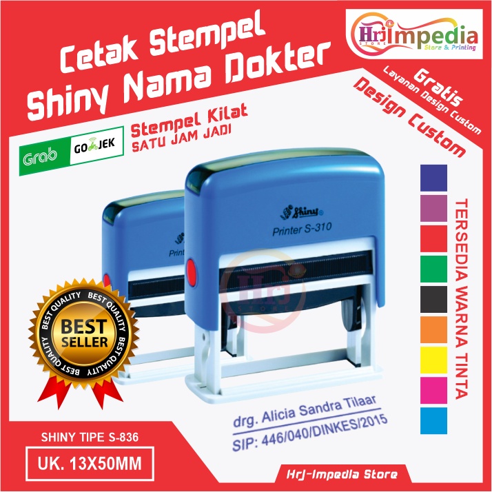 

Cetak Stempel Nama Dokter Stempel Shiny | Cetak Stempel Nama Custom | Cetak Stempel Nama Stempel Shiny