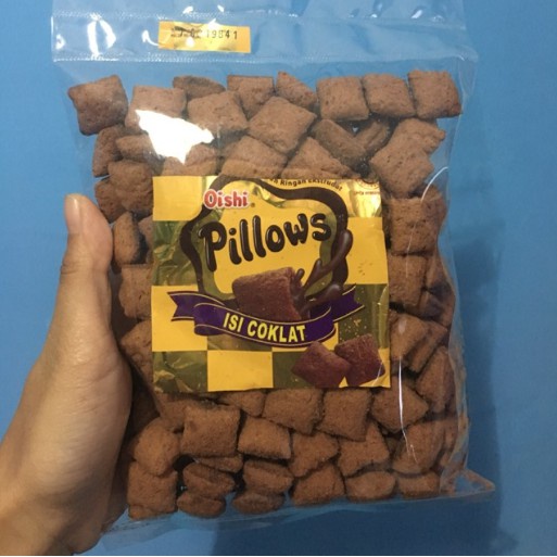 

OISHI PILLOWS ORIGINAL COKLAT REPACKING 500GR KILOAN