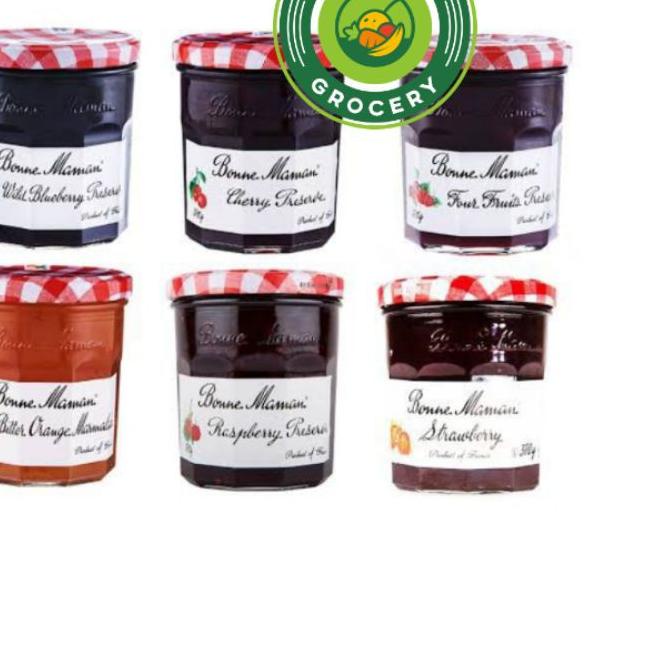 

➣ Bonne Maman All Varian 370gr Selai Orange Marmalade Raspberry Blueberry Strawberry bone mama ♪