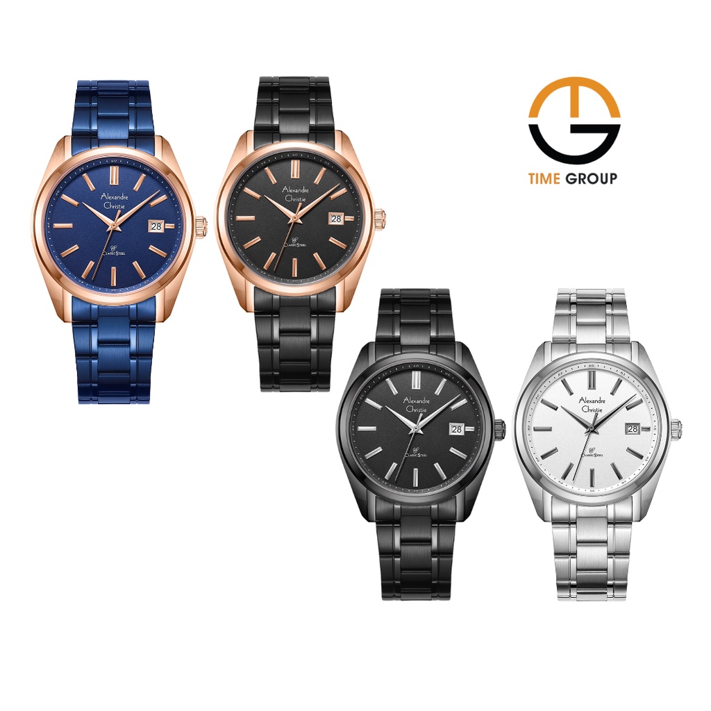 JAM TANGAN PRIA ALEXANDRE CHRISTIE AC8660 AC 8660 MDB STAINLESS STEEL