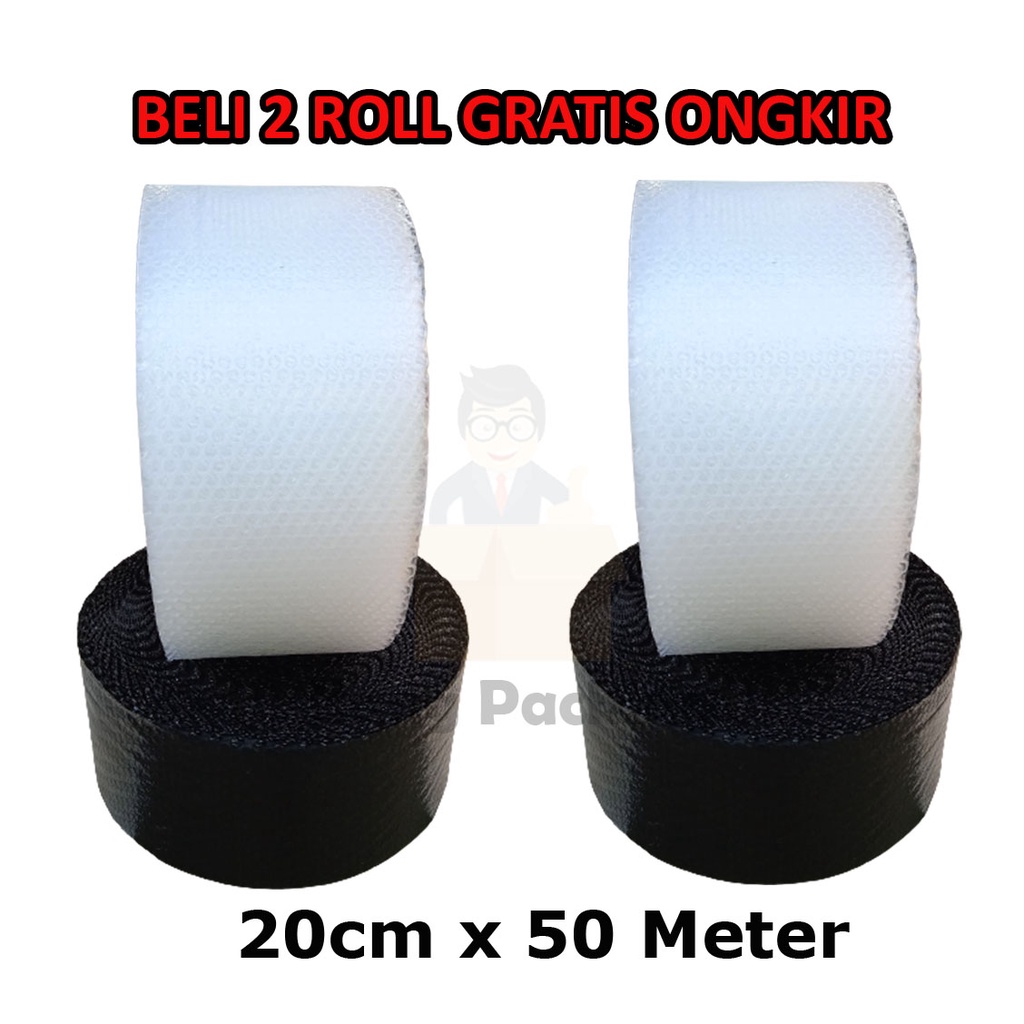 

[JAGOPACK] BUBBLEWRAP 20CM X 50 METER bubble wrap 20cm x 50M bubble wrap bening plastik bubble wrap bubble wrap hitam bubble wrap roll bubblewrap babel wrap buble wrap bubble warp