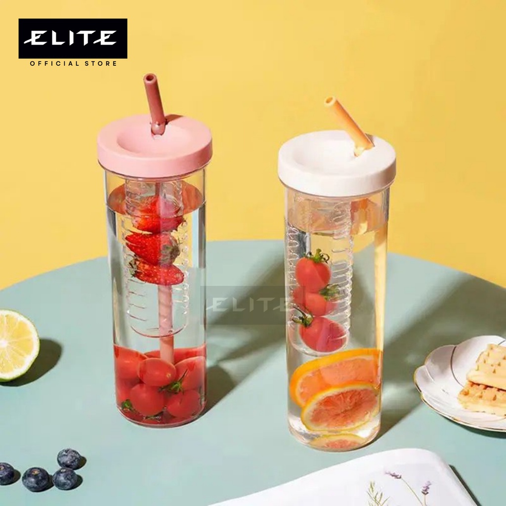 ELITE Botol Minum Infused 700ml / FREE BUBBLE WRAP Botol Minum Sedotan / Botol Sedotan Infused / Tumblr Cup Infusedodel Lipat Botol Minum Sedotan Lipat Botol Minum Infused