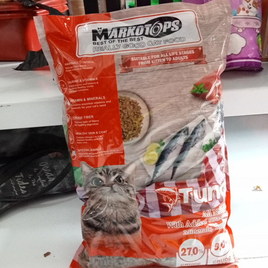 Makanan Kucing Markotops Repacking 1kg Markotop Cat Food Dry 1 kg