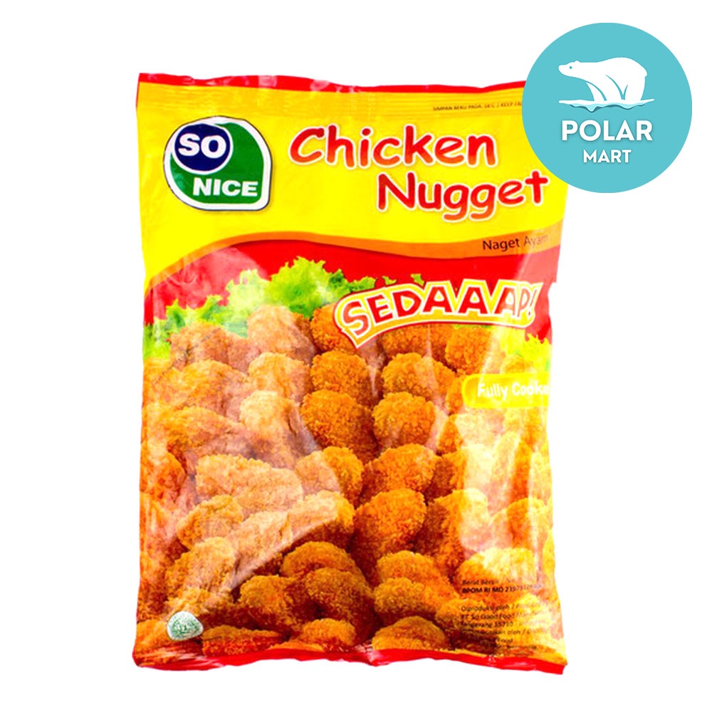 So Nice Naget Ayam Chicken Nugget Sedaap 500 Gram (FROZEN FOOD BANDUNG)