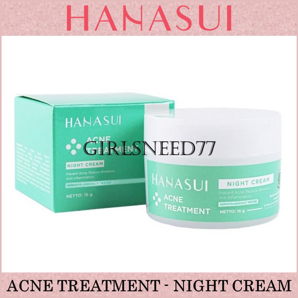 Hanasui Acne Treatment Night Cream GIRLSNEED77