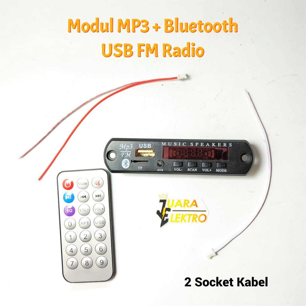 Modul MP3 + Bluetooth USB FM Radio | MP3 Bluetooth Player Modul Kit Radio FM USB